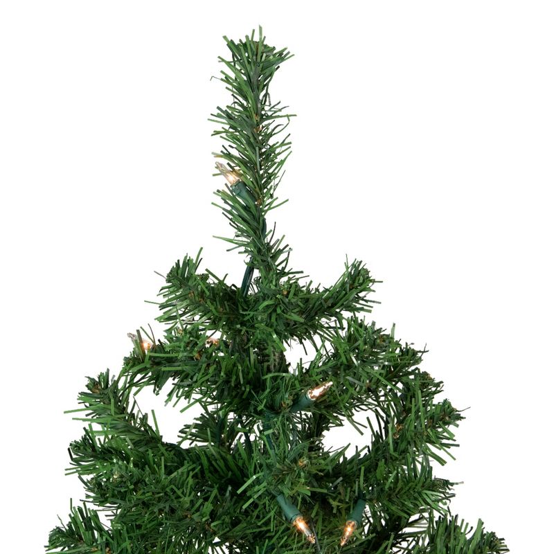 Northlight 3' Pre-Lit Green Medium Niagara Pine Artificial Christmas Tree - Clear Lights, 4 of 7