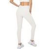Clearlove Women's High-Waisted Lace-Up Ribbed Leggings Pants - 3 of 4