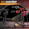 OPPSDECOR 900 LBS Adjustable Weight Bench Set with Leg Extension and Curl, Workout Bench Press with Safety Spotter Catches, Preacher Curl for Home Gym - 3 of 4