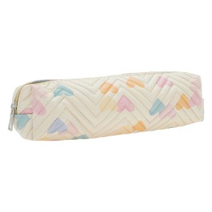 Unique Bargains Heart Print Pencil Case for Office Organizer - 1 of 4