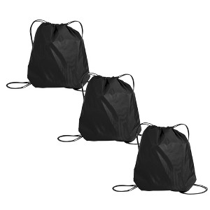 Port Authority Basic Drawstring Backpack (3 Pack) - 1 of 4