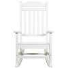 Merrick Lane Poly Resin Indoor/Outdoor Rocking Chair - 4 of 4
