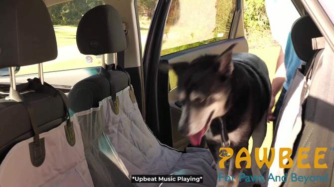 PAWBEE Dog Seat Belt for Car - 2 Car Seat Belts for Dogs - 3-in-1 Easy Clip Dog Car Elastic Seatbelt Adjustable Pet Dog Car Seat Belt + Leash, 2 of 9, play video