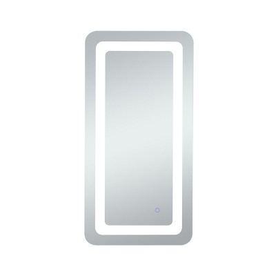Elegant Lighting Genesis 18in x 36in soft edge LED mirror
