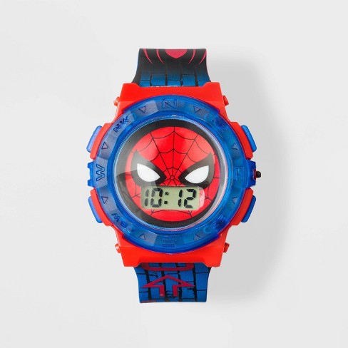 Kids' Marvel Spider-Man Watch - Blue - image 1 of 2