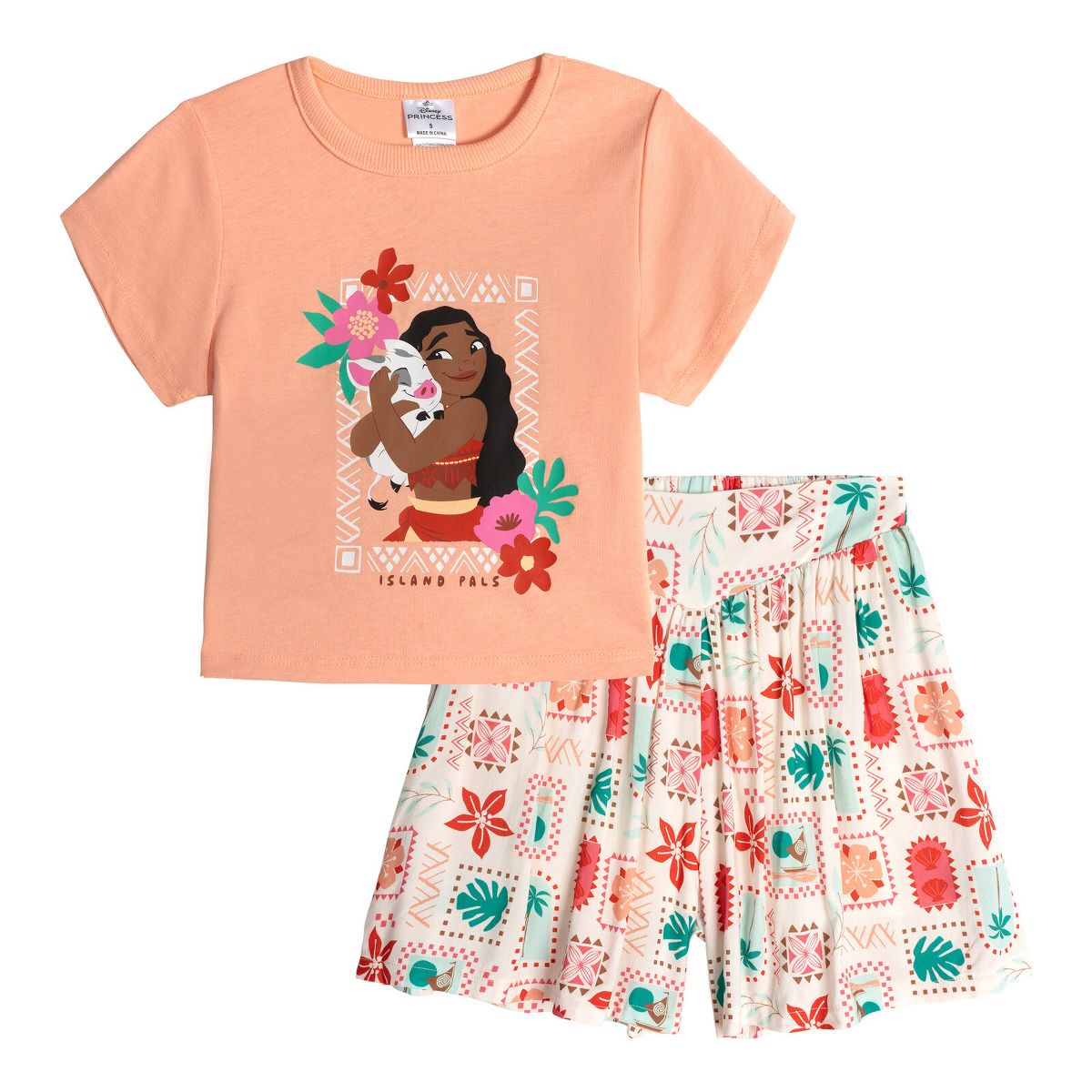 Disney Girls' 2-Piece T-Shirt and Skort Set Little Kid to Big Kid - thumbnail 5