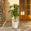 Dr.Planzen 5-6ft UV & Sunproof Artificial Dracaena Tree for Indoor/Outdoor - Faux Silk Plant in Tall Planter, Tall Faux Tree for Home & Garden Decor - 2 of 4