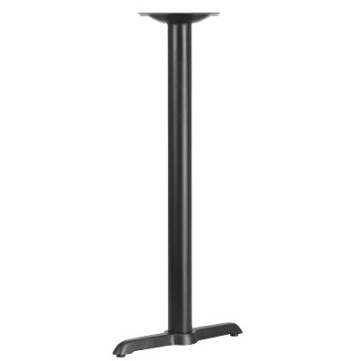 Oak Street Table Base Column 3" dia steel 40-3/4" bar height black PC BLS3-BA 