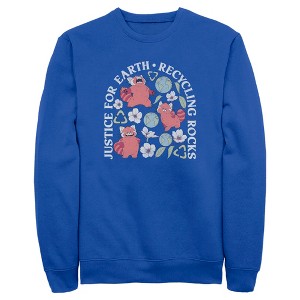 Men's Turning Red Recycling Rocks Sweatshirt - 1 of 4
