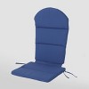 Malibu 2pk Acacia Wood Adirondack Chairs - Natural/Blue - Christopher Knight Home - 3 of 4