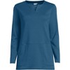 Lands' End Women's Cotton Polyester Long Sleeve Tunic with Pockets - 2 of 2
