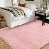 TROPOW Large Fluffy Living Room Area Rug Soft Plush Bedroom Throw Carpet Modern Solid Color Shaggy Rug Non Slip Non Shedding Fuzzy Faux Fur Area Rug - 3 of 4