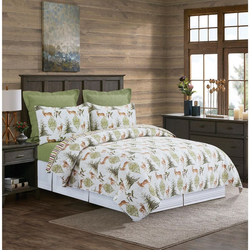 C&F Home Winter Trails Cotton Quilt Set  - Reversible and Machine Washable, 3 of 10