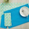 Split P Mia Table Runner - 72"L - Aqua - image 2 of 3