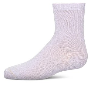 Memoi Toddler's and Kids' Basic Soft Rayon from Bamboo Crew Socks - 1 of 4