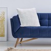 HGTV Curlicue Faux Fur Pillow Snowbound 14 x 20 inches - 2 of 3