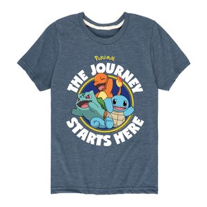 Boys' - Pokémon - The Journey Start Here Short Sleeve Graphic T-Shirt - 1 of 4