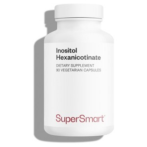 SuperSmart Inositol Hexanicotinate 1000mg per Day (Niacin Flush Free) - Improved Vitamin B3 Supplement | Vegan & Gluten Free - 45 Vegetarian Capsules - 1 of 1