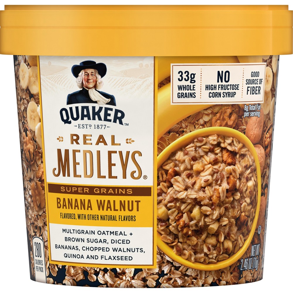 UPC 030000322291 product image for Quaker Real Medleys Super Granis Banana Walnut 2.46 oz | upcitemdb.com