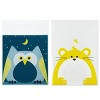 Wrapables Transparent Self-Adhesive 4" x 4" Candy and Cookie Bags, Favor Treat Bags for Parties and Wedding (200pcs), Owl & Squirrel - 2 of 4