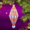 Cody Foster 7.0 Inch Midcentury Diamonds Large Christmas Tree Ornament , Christmas Decor Midcentury Modern (1PC) - 2 of 4