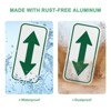 Unique Bargains Aluminum Reflective Outdoor Durable Arrow Sign 1 Pc - 4 of 4