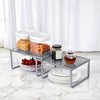 2 Pack Spice Rack, Cabinet Shelf Organizers, Shelf Organizer, Countertop Organizer, Shelf Riser, Stackable, Expandable - 2 of 3