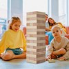 VEVOR Tumbling Timber Toy, 54 Blocks Large Tumble Tower Blocks Game,Pine Wood Tumbling Tower Game with Carry Bag and Scoreboard, Wooden Stacking Game - 2 of 4