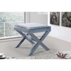 Meridian Furniture,Nixon Velvet Ottoman/Bench - 2 of 4