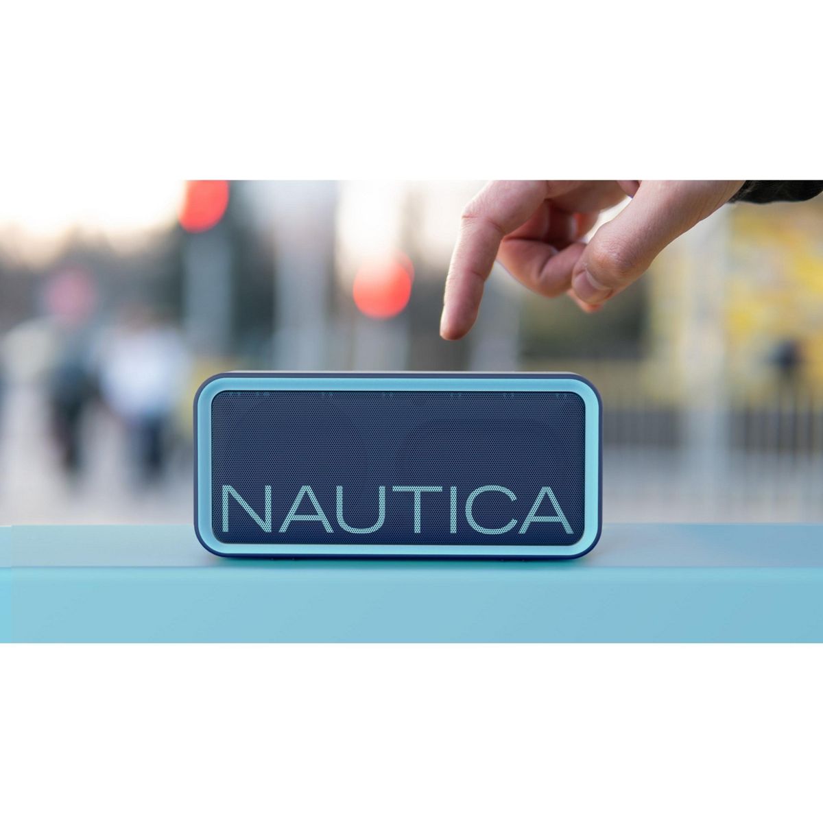 Nautica Urban SP100 True Wireless Outdoor Speaker, Portable IPX5 Waterproof Bluetooth Speaker, Perfect for Camping, Beach, Backyard & Travel - thumbnail 6