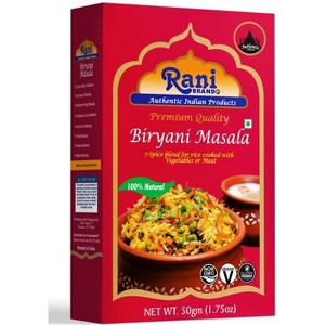 Biryani Masala, Indian 7-Spice Seasoning - 1.75oz (50g) - Rani Brand Authentic Indian Products - 1 of 4