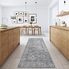 Distressed Boho Washable Indoor Soft Low Pile Non-Shedding Vintage Aesthetic Anti-Slip Rug, Nursery - 2 of 4