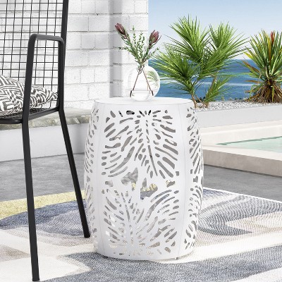Dracelo Metal End Table -Large