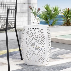 Dracelo Metal End Table -Large - 1 of 4