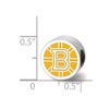Black Bow Jewelry Sterling Silver Boston Bruins NHL Bead Charm - 3 of 4