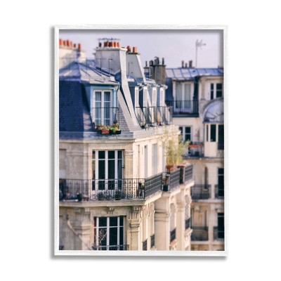 Stupell Industries Parisian Architecture Buildings Framed Giclee