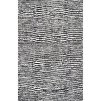 Coastal Cool Gray Cotton 4' x 6' Handcrafted Area Rug