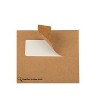 JAM Paper Address Labels 1 1/3" x 4"  Brown Kraft 14 Labels/Sheet 9 Sheets/Pack (359330336) - 4 of 4