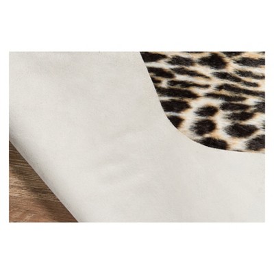 Erin Gates Multi Rectangular Faux Fur Area Rug