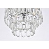 Elegant Lighting Mila 12 inch pendant in chrome - 4 of 4