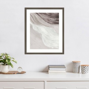 Amanti Art Waves of Gesso by PI Studio Wood Framed Wall Art Print - 1 of 4