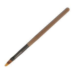 Unique Bargains Sweep Nail Painting Brushes for Polish Painting Home DIY Clear Brown 1 Pc - 1 of 4