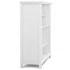 TOAOTBNBO Wood Bookshelves with 8 Cube Storage Cabinet, Open Bookcase with Tapered Legs Wide Display Book Shelf for Entryway - 4 of 4