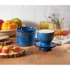 Butter Bell® Crock - Denim Blue Antique Reactive Glaze Ceramic Butter Keeper, Vintage-Style Butter Dish for Spreadable Butter Without Refrigeration - 2 of 4