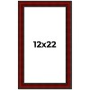 PosterPalooza | Weathered Red Picture Frame - UV Acrylic, Foam Board Backing, Hanging Hardware - 2 of 4