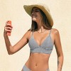 Women's Trendy Adjustable Striped Bikini Swim Top - Cupshe - 3 of 4