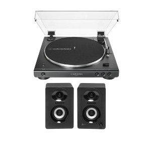 Audio-Technica AT-LP60XBT Bluetooth Stereo Turntable (Black) with Speaker - 1 of 3