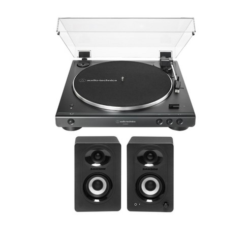 Audio-technica At-lp60xbt Bluetooth Stereo Turntable (black) With 