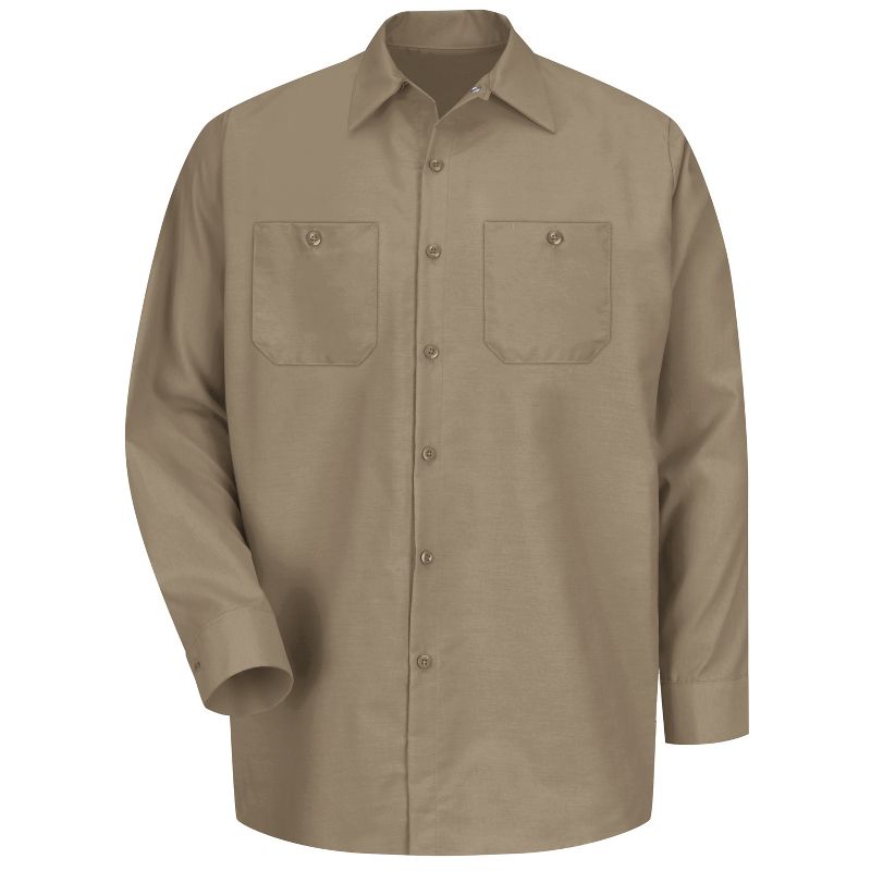 Red Kap Men's Long Sleeve Industrial Work Shirt, 1 of 4