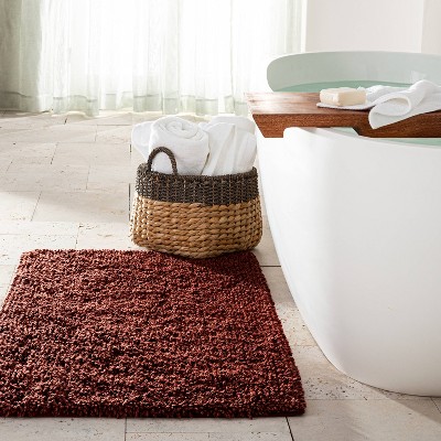 Casaluna Cotton Looped 40x24" Bath Rug Mélange Machine Washable